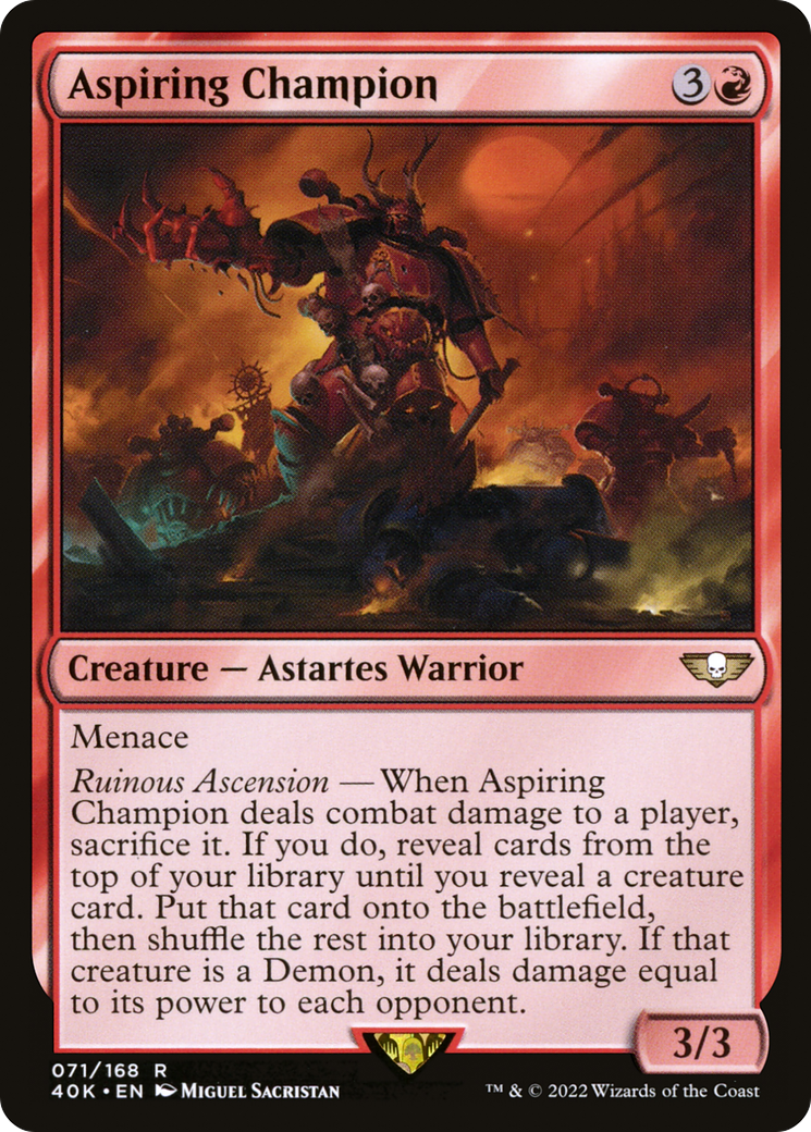 Aspiring Champion (071) - Warhammer 40,000 Commander