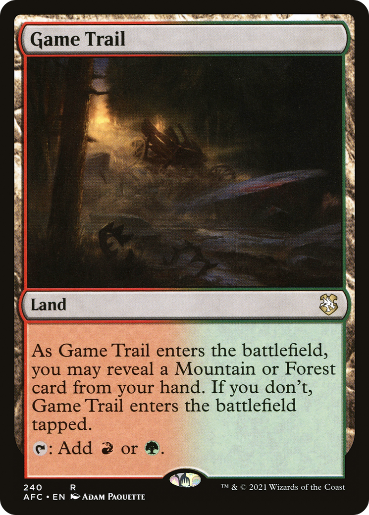 Game Trail (240) - Forgotten Realms Commander