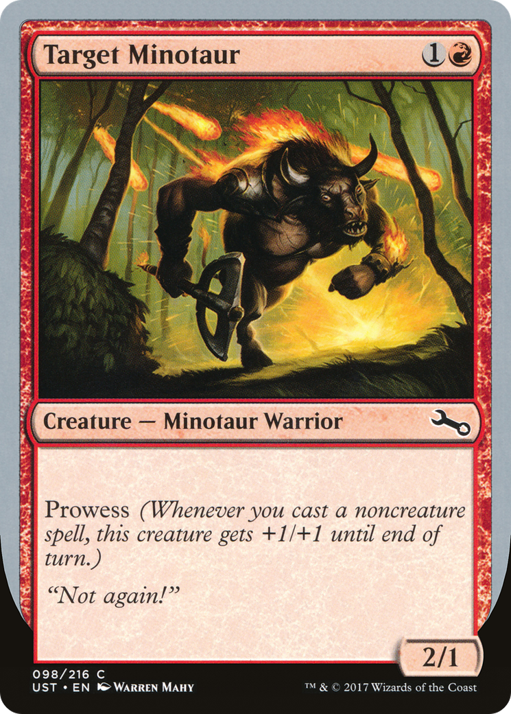 Target Minotaur (98c) - Unstable