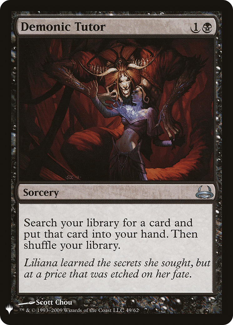 Demonic Tutor (DDC-49) - The List