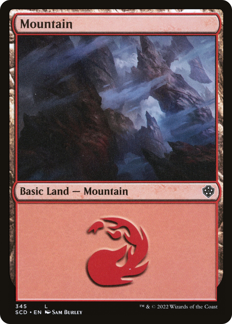 Mountain (345) - Starter Commander Decks