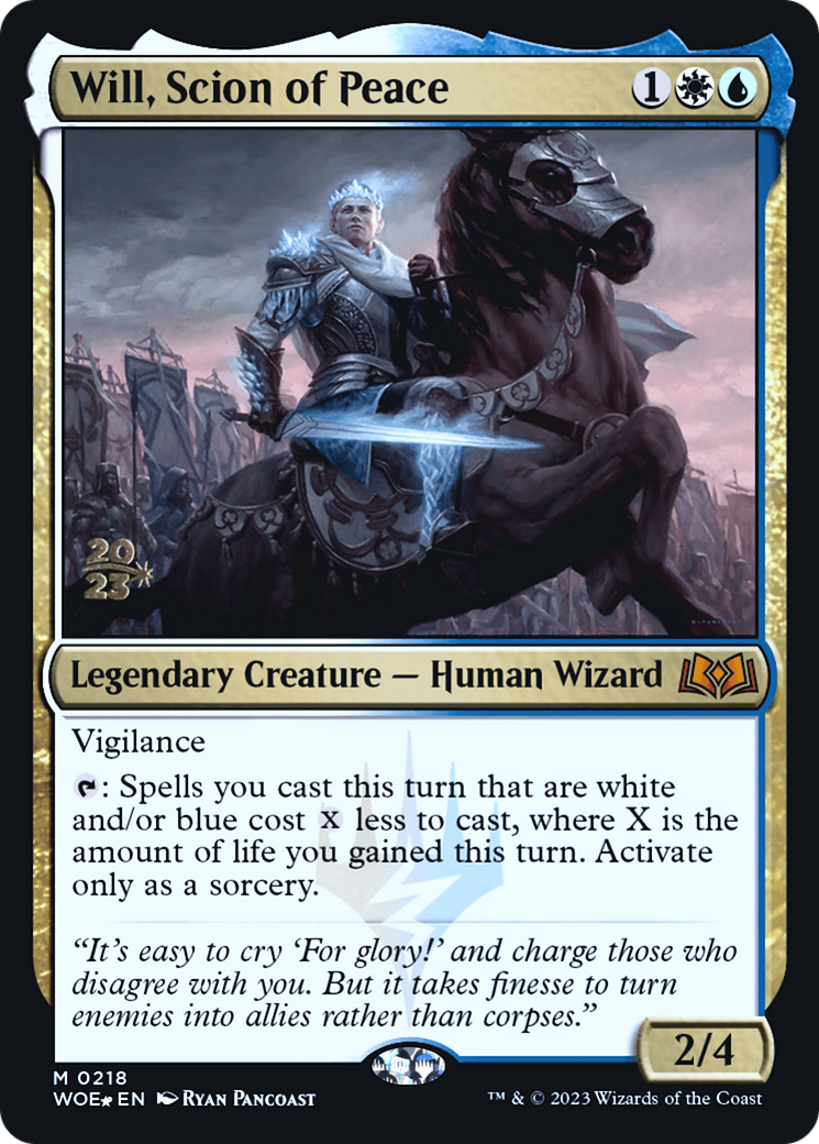 Will, Scion of Peace (218) Foil - Wilds of Eldraine Promos
