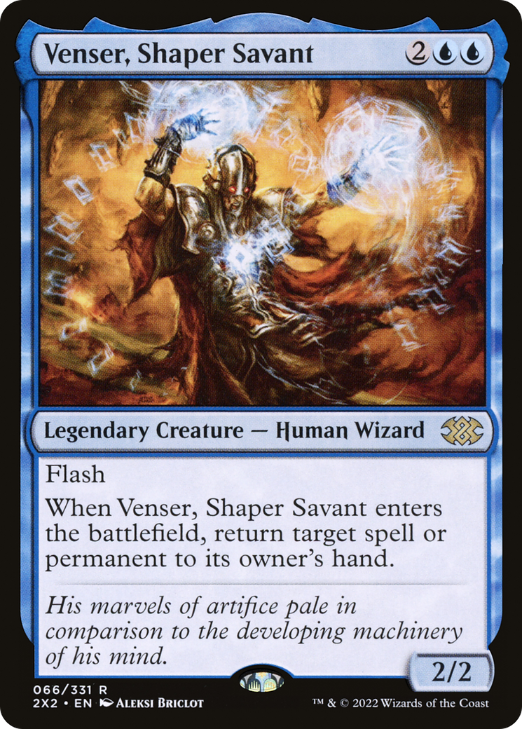 Venser, Shaper Savant (066) Foil - Double Masters 2022