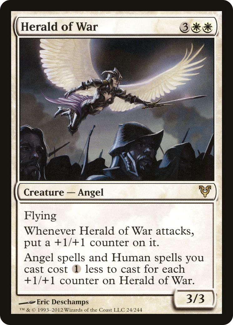 Herald of War (024) Foil - Avacyn Restored