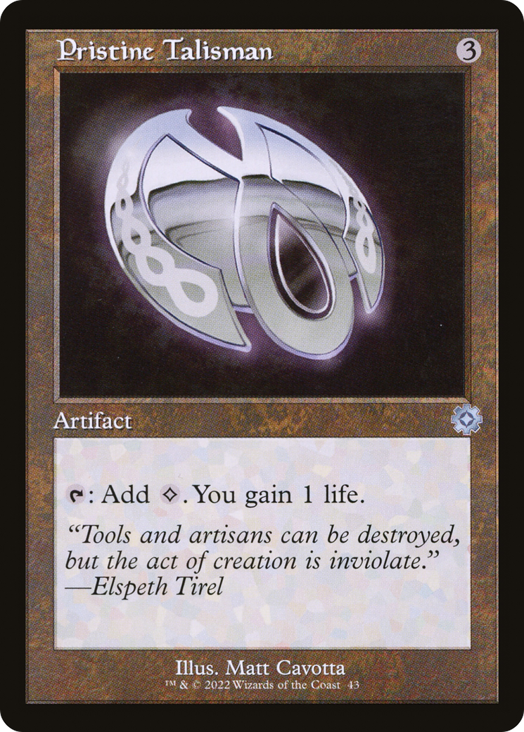 Pristine Talisman (Retro) (043) Foil - The Brothers' War Retro Artifacts