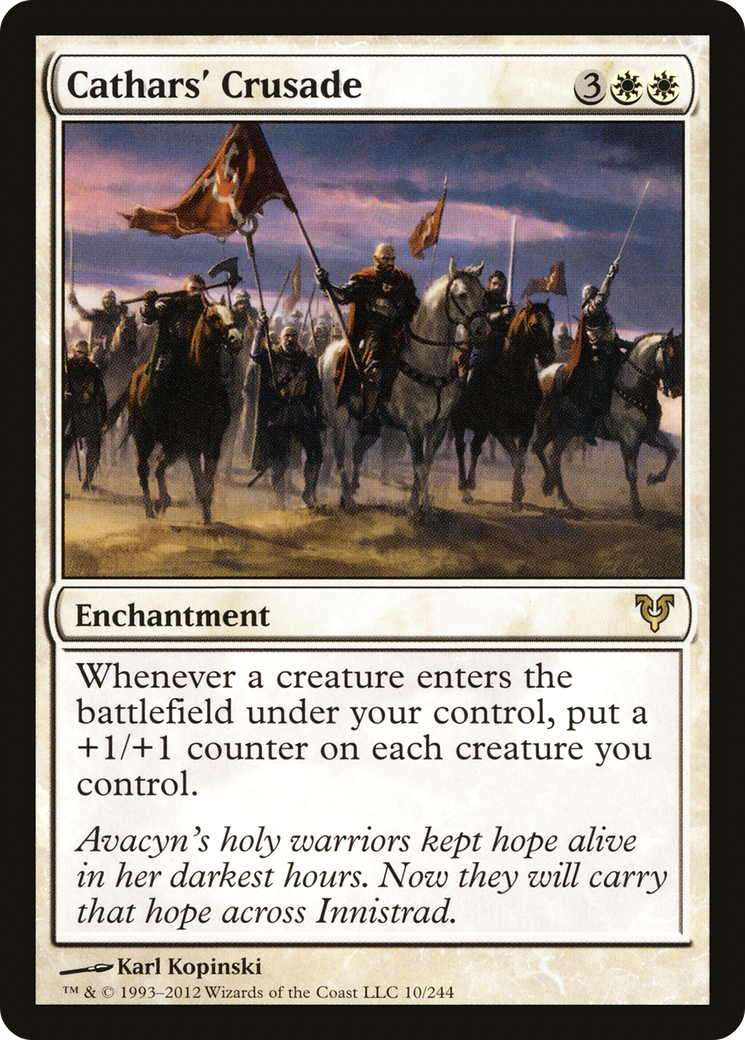 Cathars' Crusade (010) Foil - Avacyn Restored