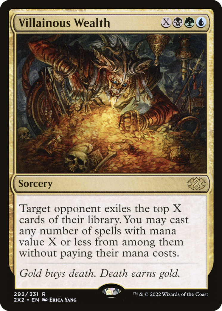 Villainous Wealth (292) Foil - Double Masters 2022