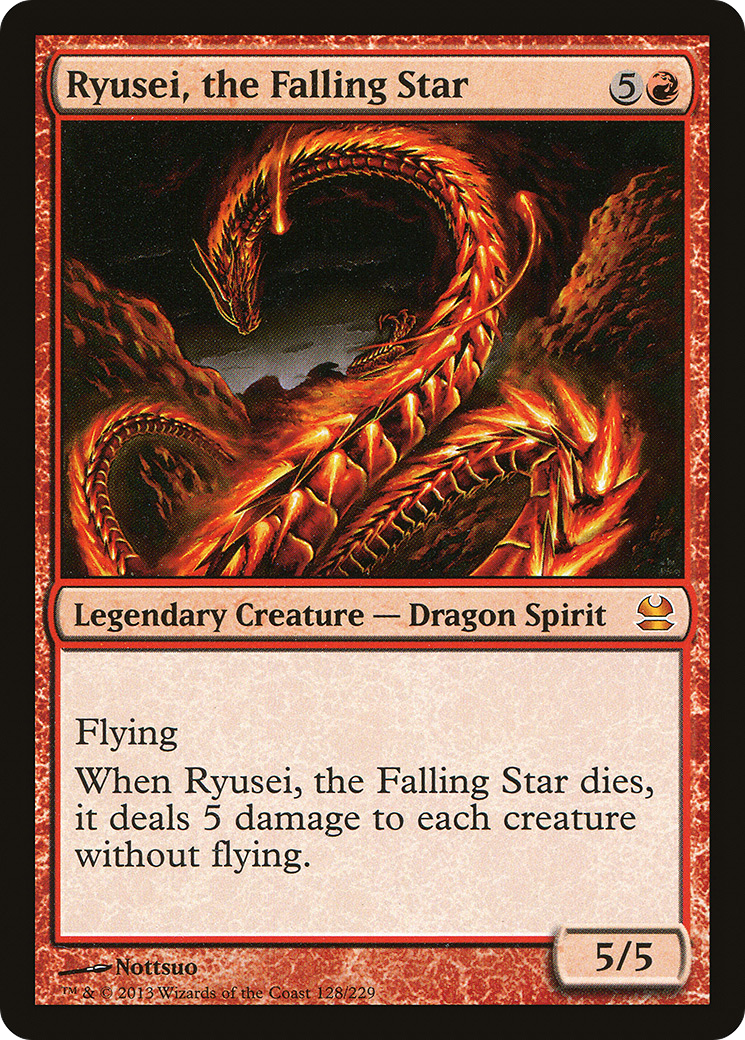 Ryusei, the Falling Star (128) Foil - Modern Masters