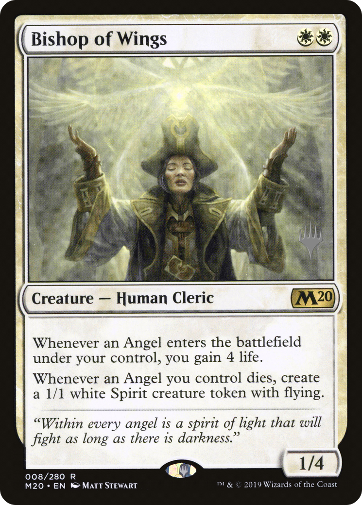 Bishop of Wings (008) Foil - Core Set 2020 Promos