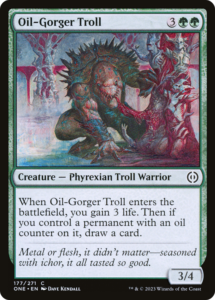 Oil-Gorger Troll (177) - Phyrexia: All Will Be One