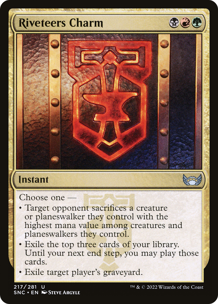 Riveteers Charm (217) Foil - Streets of New Capenna