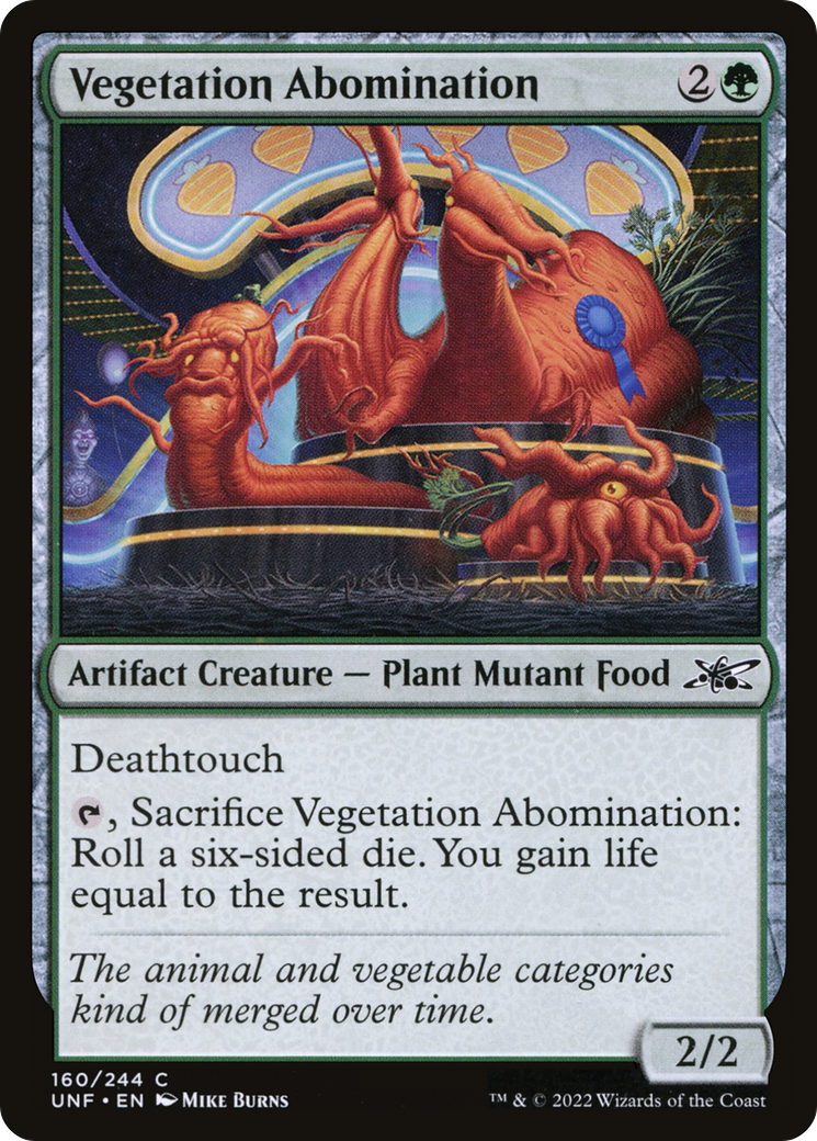 Vegetation Abomination (160) Foil - Unfinity