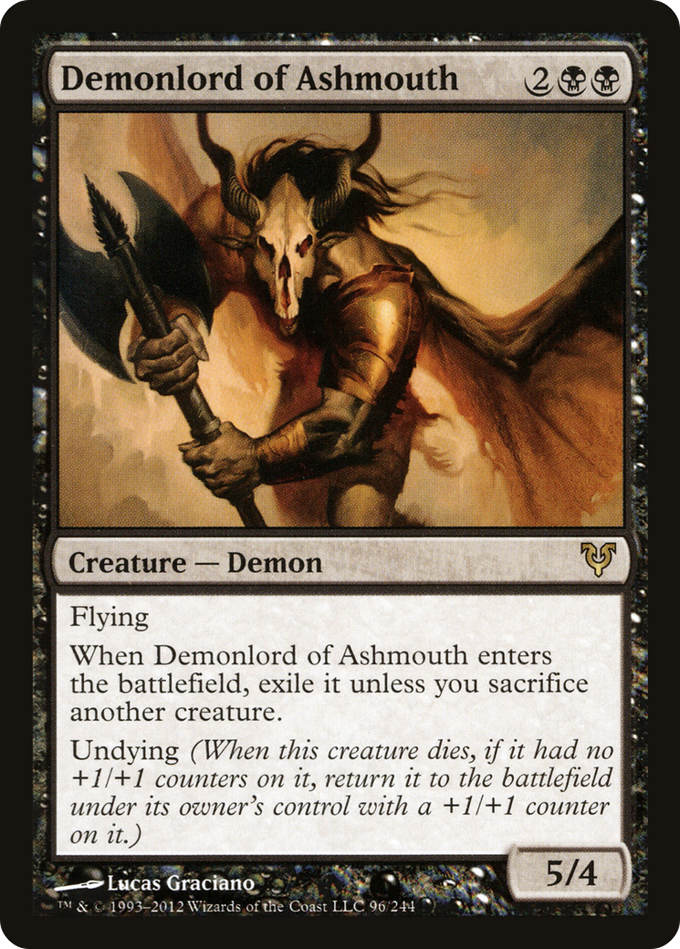 Demonlord of Ashmouth (096) Foil - Avacyn Restored
