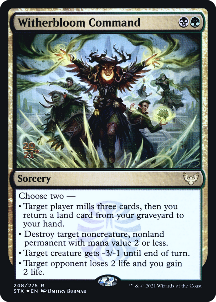 Witherbloom Command (248) Foil - Strixhaven: School of Mages Promos