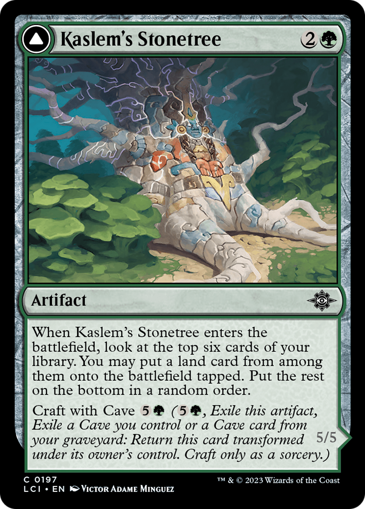 Kaslem's Stonetree (197) Foil - The Lost Caverns of Ixalan