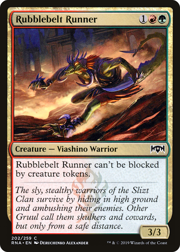Rubblebelt Runner (202) Foil - Ravnica Allegiance