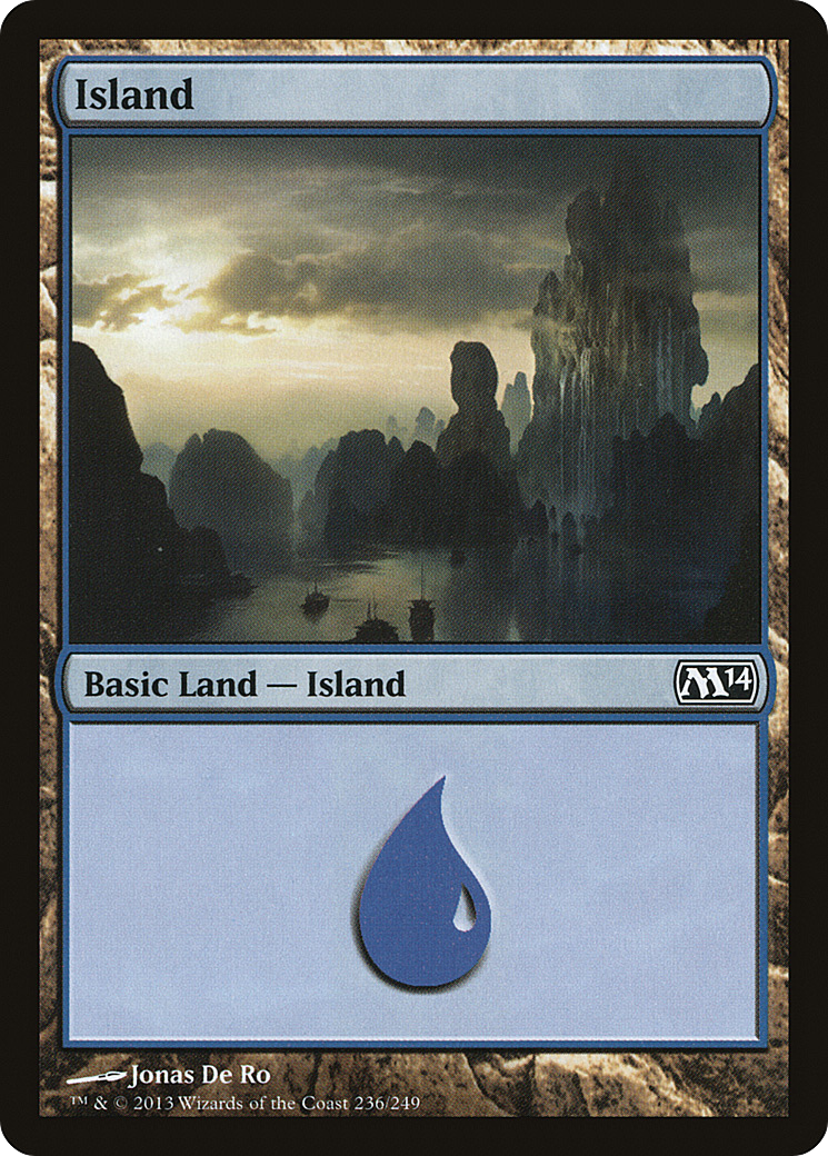 Island (236) Foil - Magic 2014