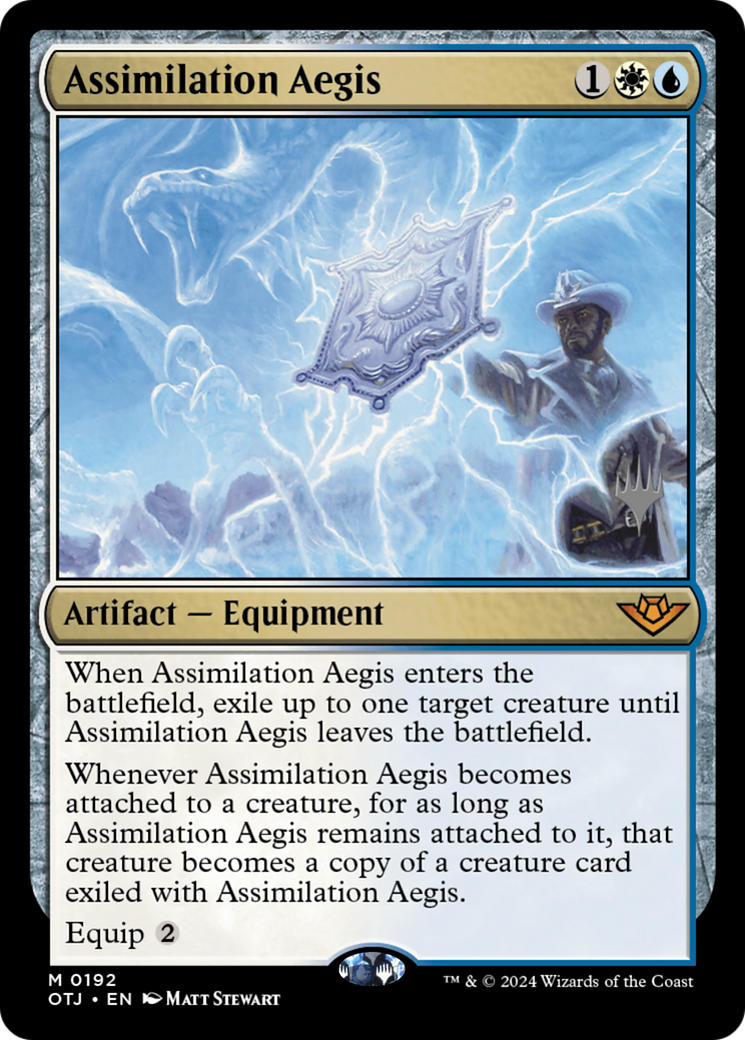 Assimilation Aegis (192) Foil - Outlaws of Thunder Junction Promos