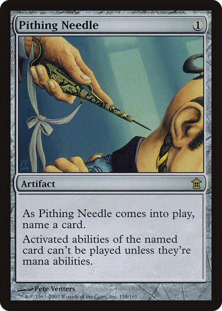 Pithing Needle (158) - Saviors of Kamigawa