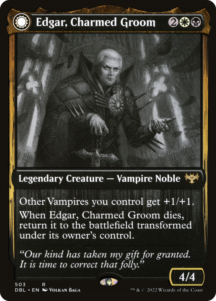 Edgar, Charmed Groom // Edgar Markov's Coffin (503) - Innistrad: Double Feature
