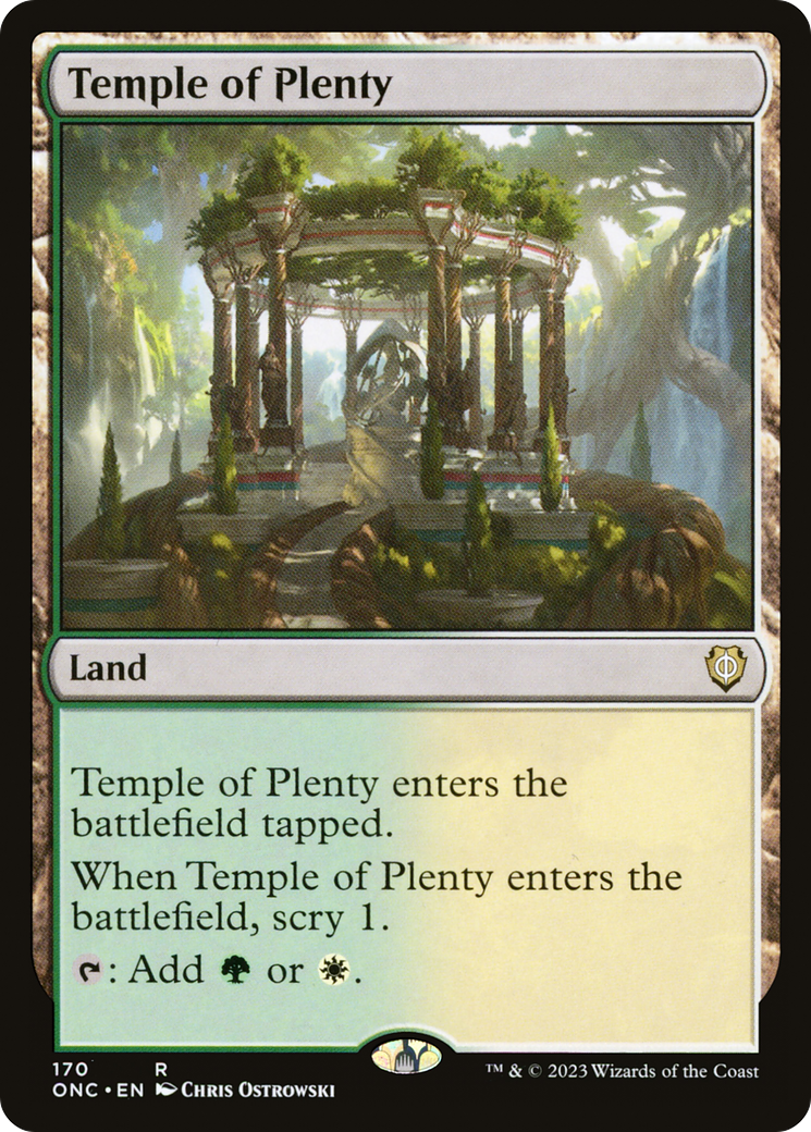 Temple of Plenty (170) - Phyrexia: All Will Be One Commander