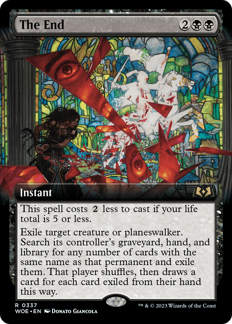 The End (Extended Art) (337) Foil - Wilds of Eldraine