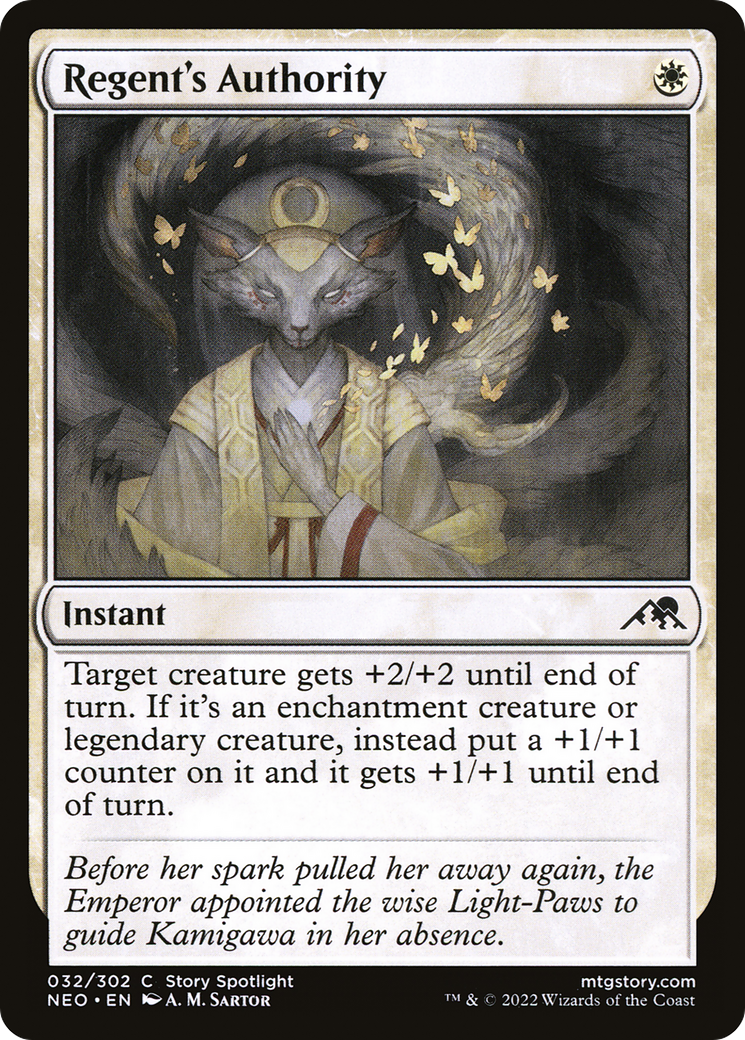Regent's Authority (032) - Kamigawa: Neon Dynasty