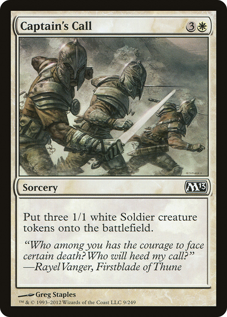 Captain's Call (009) Foil - Magic 2013