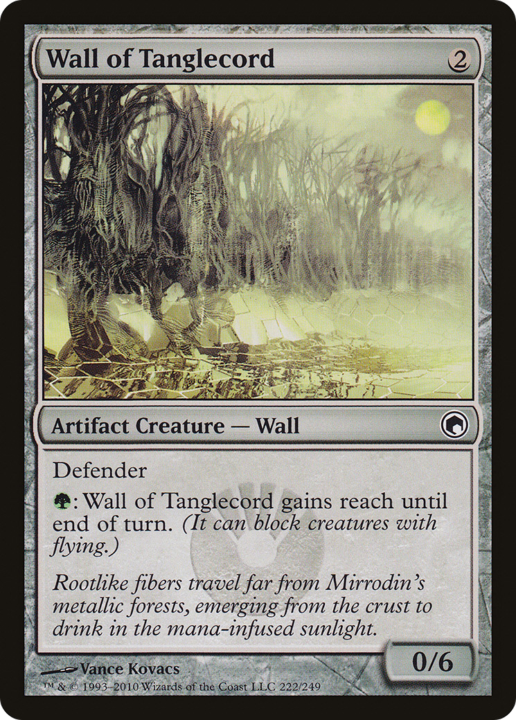 Wall of Tanglecord (222) Foil - Scars of Mirrodin