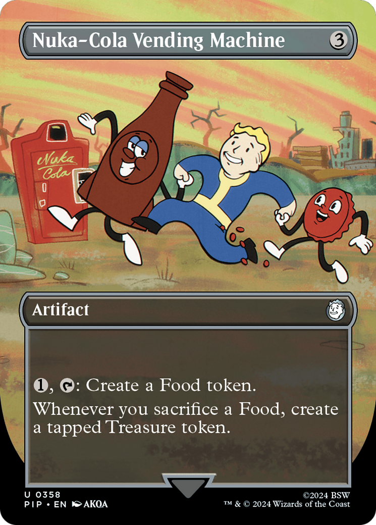Nuka-Cola Vending Machine (Borderless) (358) Foil - Fallout