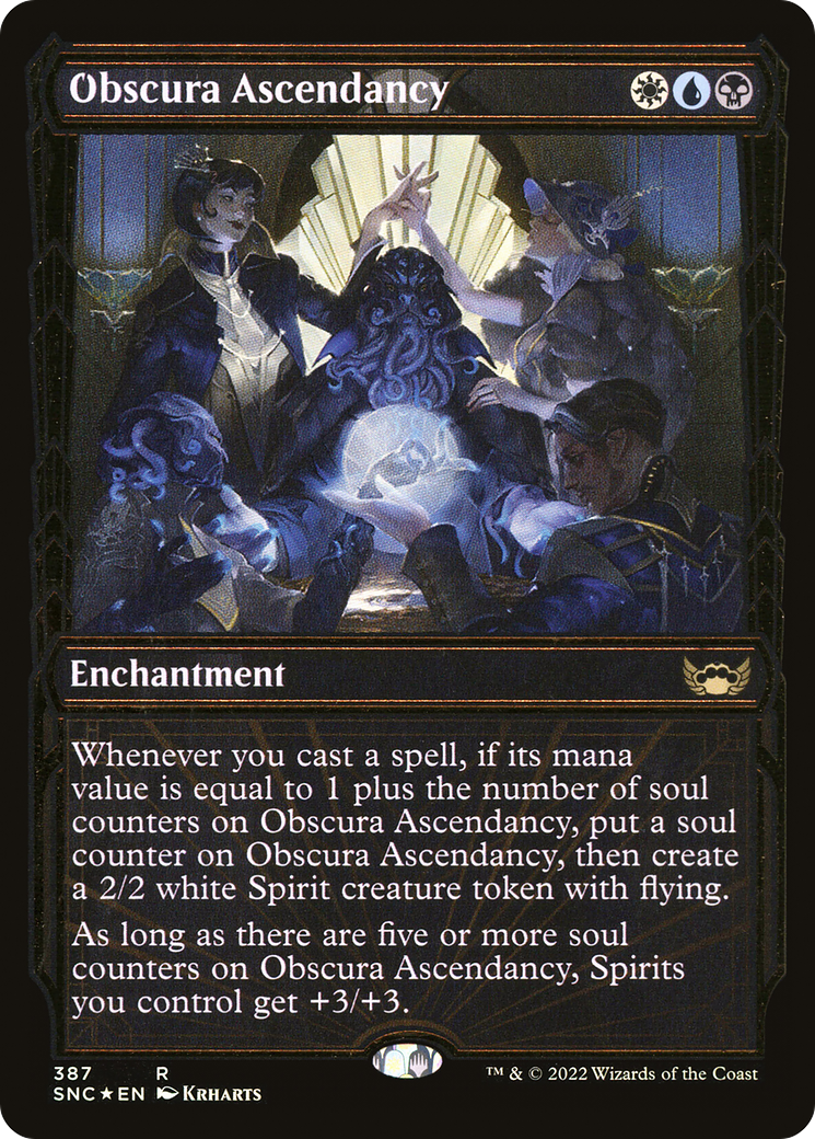 Obscura Ascendancy (Gilded Foil) (387) Foil - Streets of New Capenna