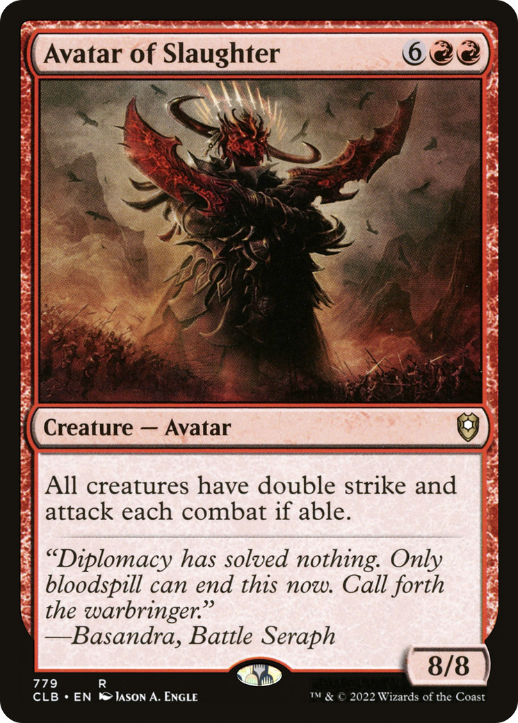 Avatar of Slaughter (779) - Commander Legends: Battle for Baldur's Gate