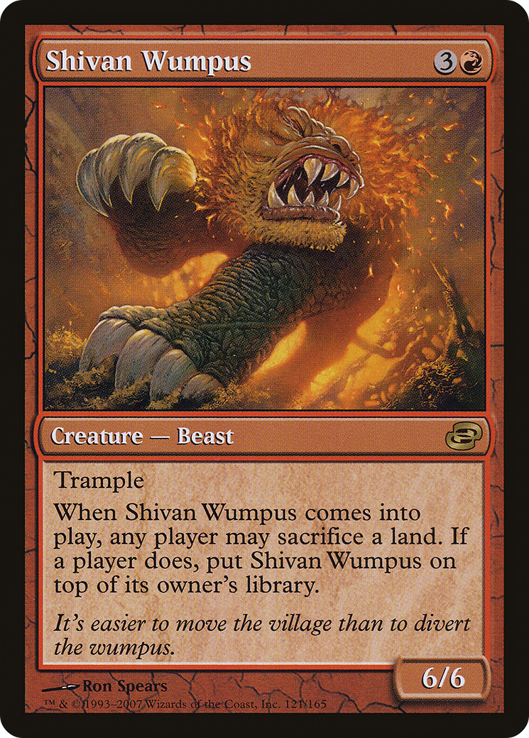 Shivan Wumpus (121) - Planar Chaos