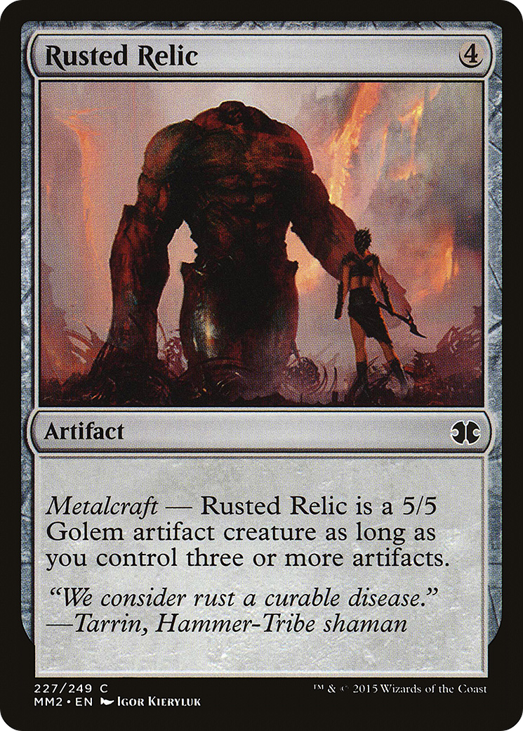 Rusted Relic (227) Foil - Modern Masters 2015