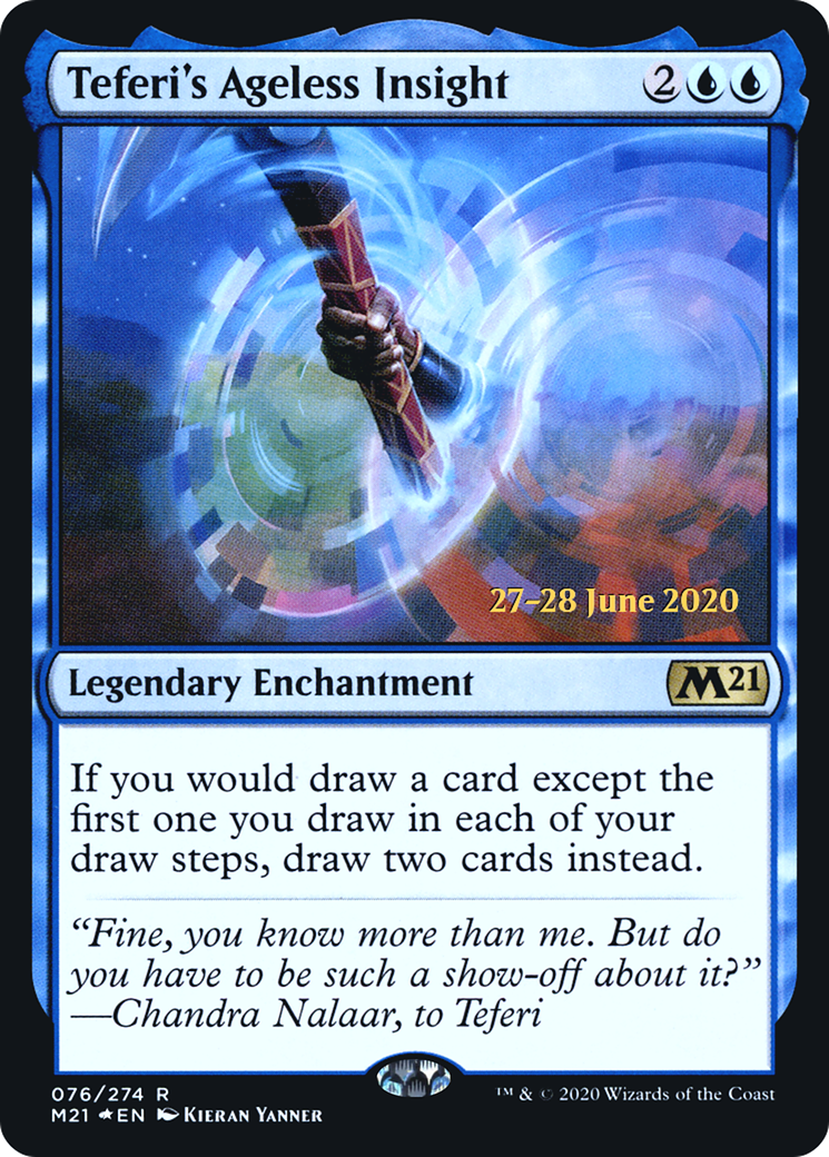 Teferi's Ageless Insight (076) Foil - Core Set 2021 Promos
