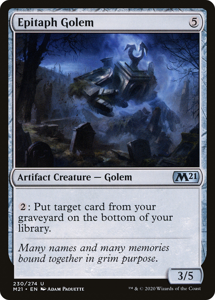 Epitaph Golem (230) - Core Set 2021