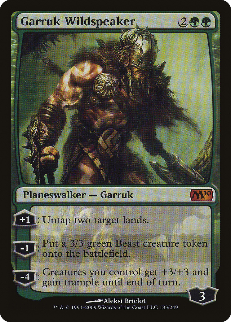 Garruk Wildspeaker (183) - Magic 2010