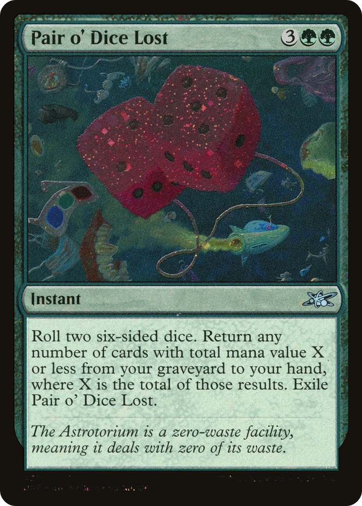 Pair o' Dice Lost (435) Foil - Unfinity