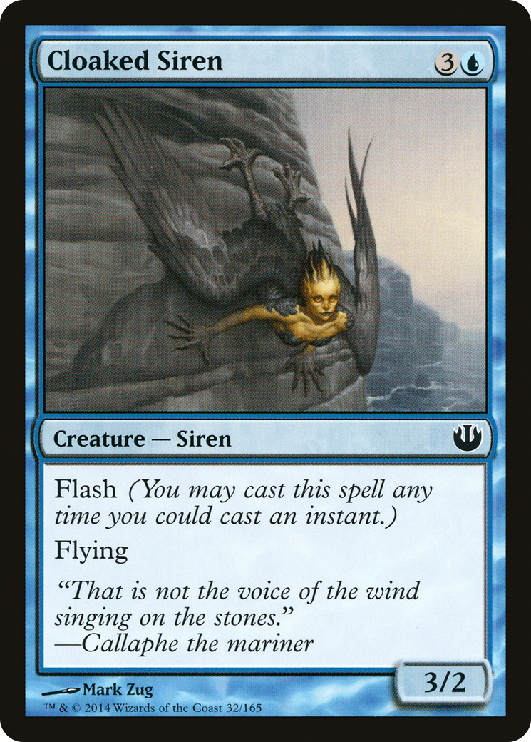 Cloaked Siren (032) Foil - Journey into Nyx
