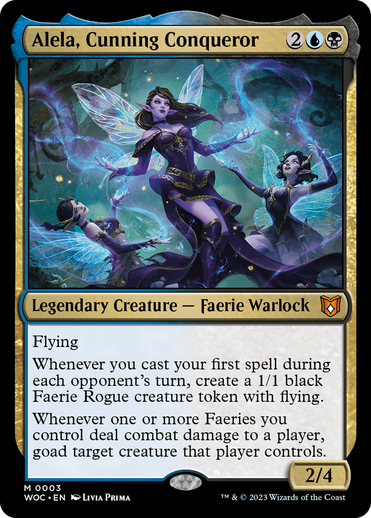 Alela, Cunning Conqueror (003) - Wilds of Eldraine Commander