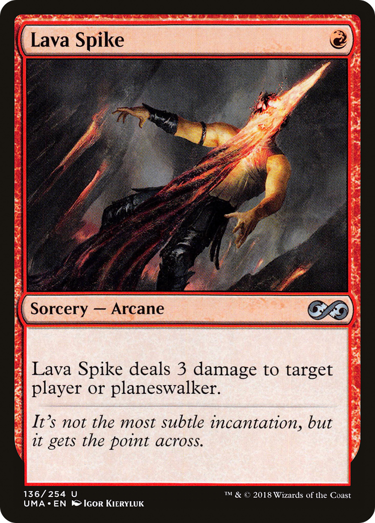 Lava Spike (136) Foil - Ultimate Masters