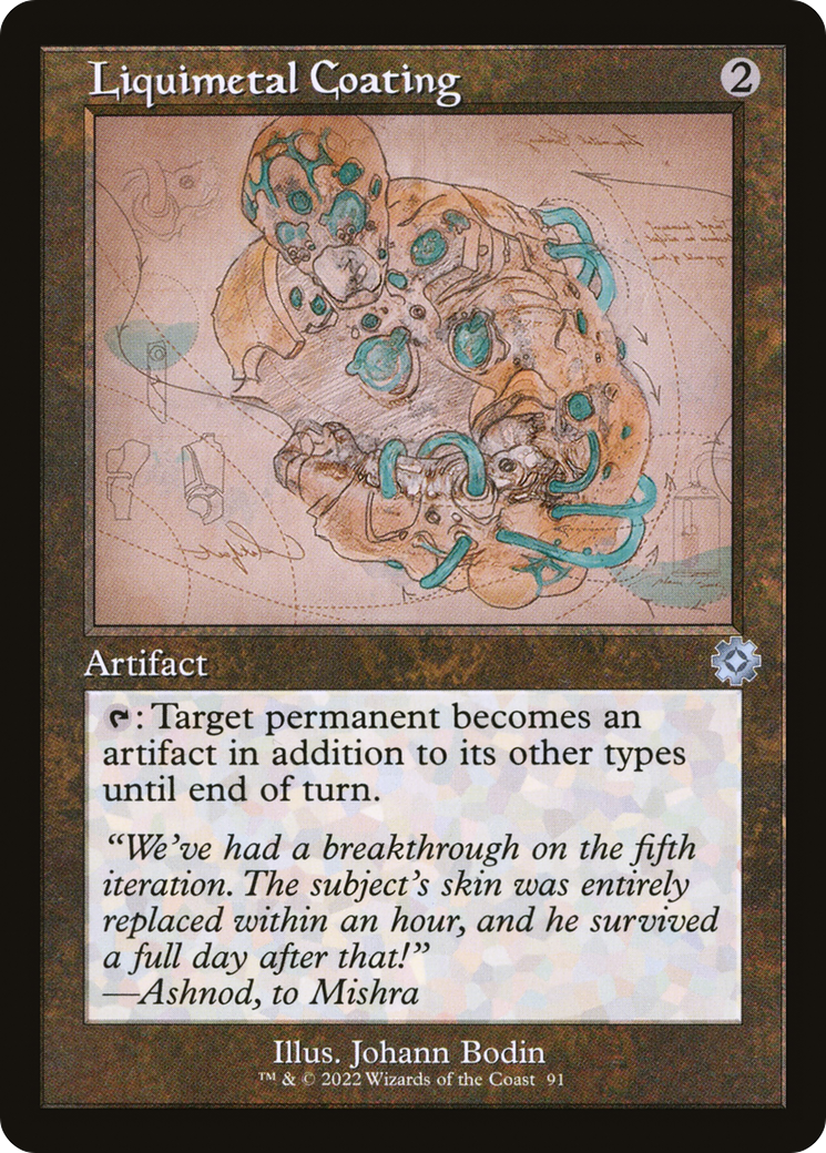 Liquimetal Coating (Retro) (091) - The Brothers' War Retro Artifacts