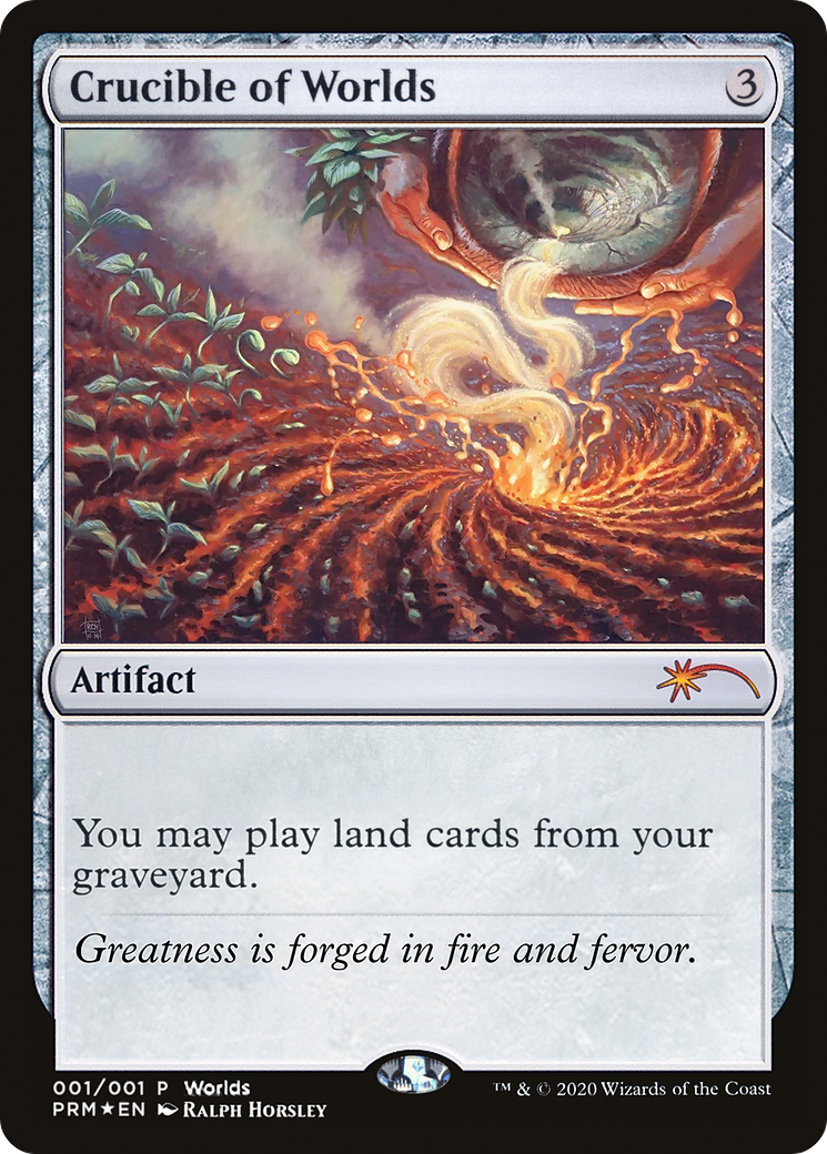 Crucible of Worlds (2019) Foil - World Championship Promos