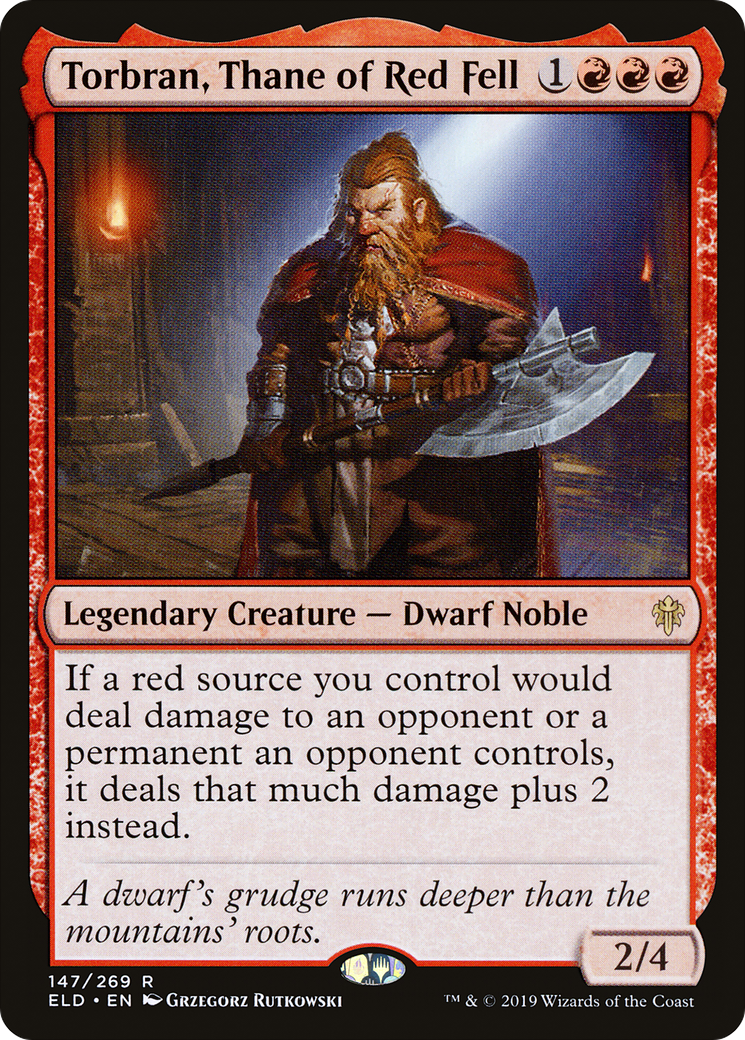Torbran, Thane of Red Fell (147) - Throne of Eldraine