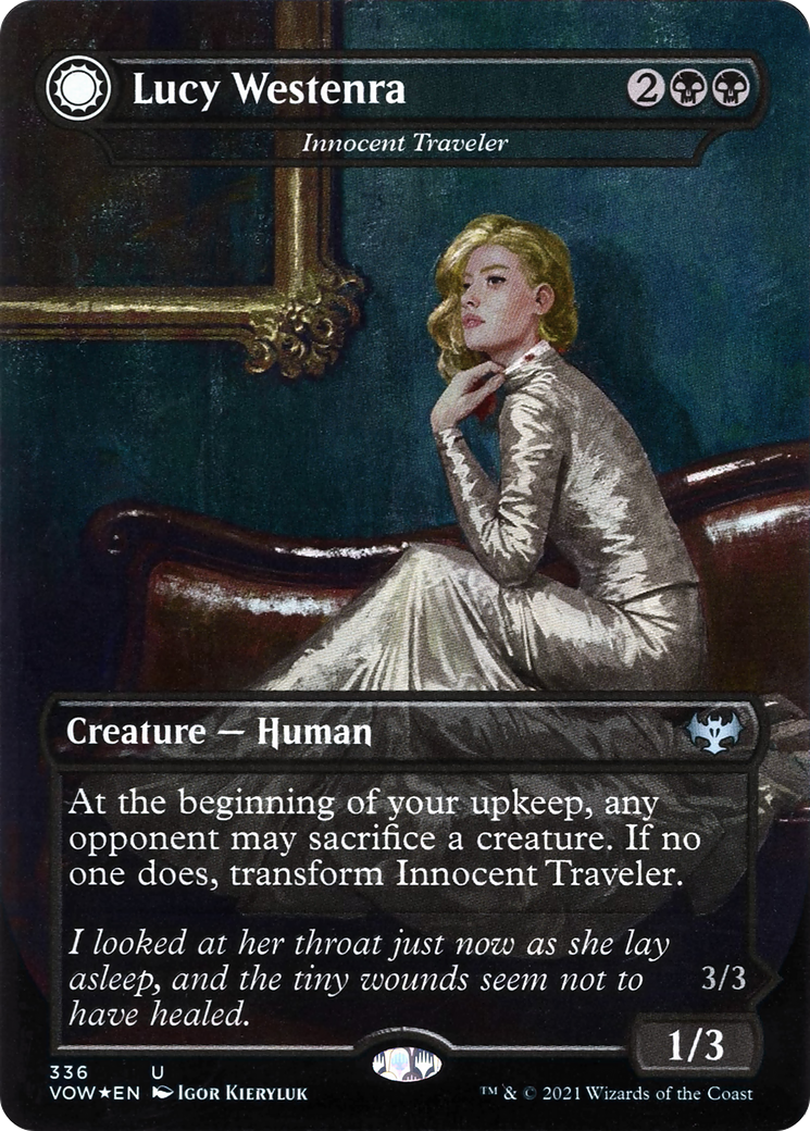 Innocent Traveler // Malicious Invader (336) - Innistrad: Crimson Vow