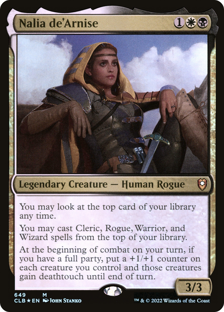 Nalia de'Arnise (649) Foil - Commander Legends: Battle for Baldur's Gate
