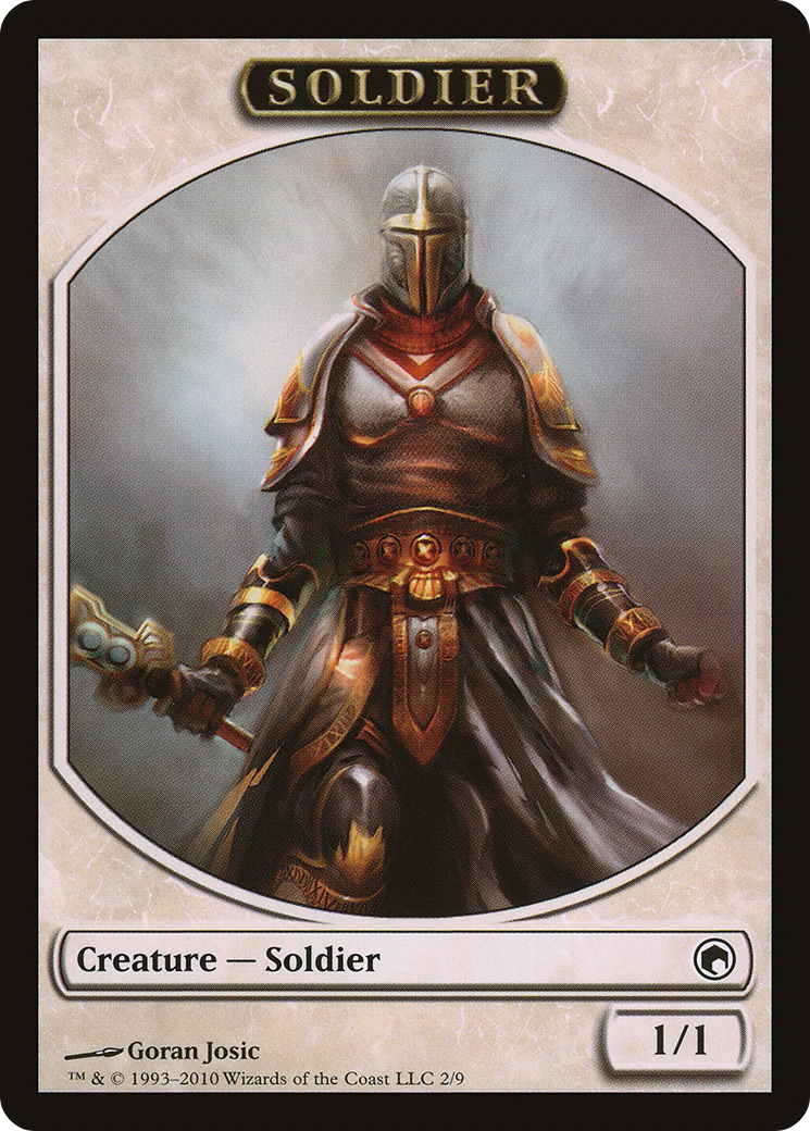 Soldier Token (002) - Scars of Mirrodin Tokens