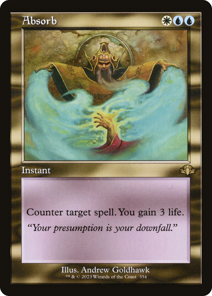 Absorb (Retro) (354) Foil - Dominaria Remastered