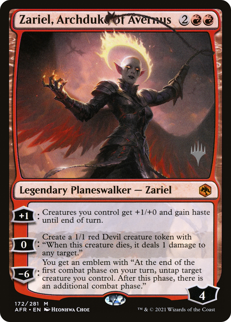 Zariel, Archduke of Avernus (172) - Adventures in the Forgotten Realms Promos