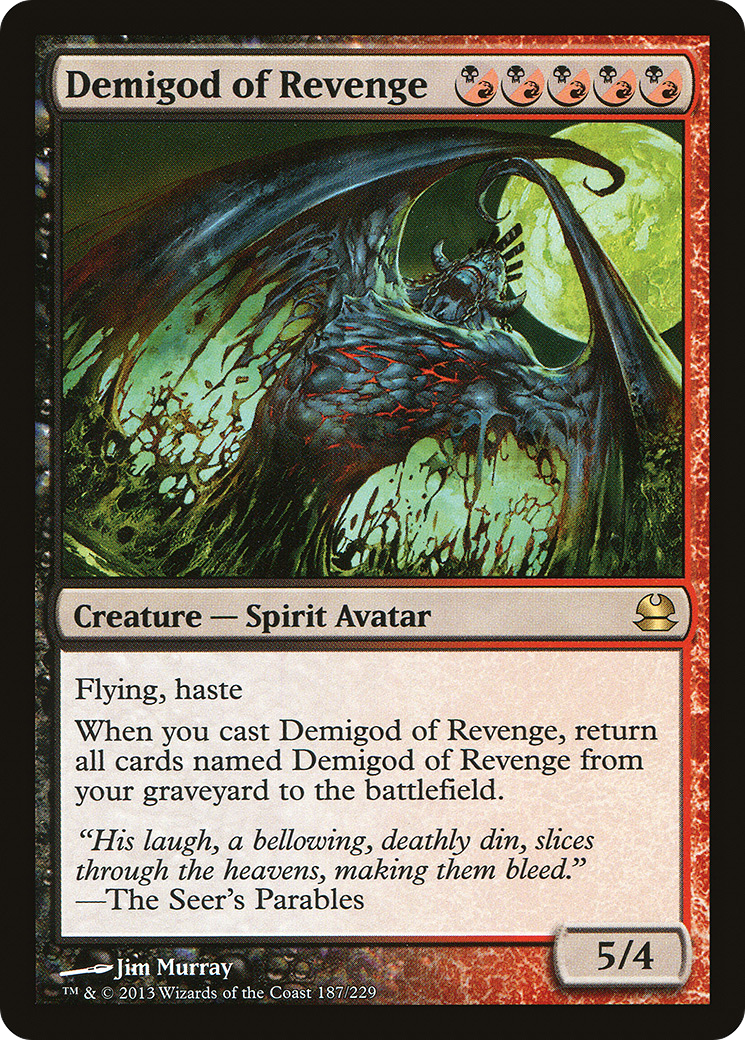Demigod of Revenge (187) Foil - Modern Masters